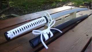 Wooden Katana Tutorial Part 22 White Tiger Katana [upl. by Eolhc]