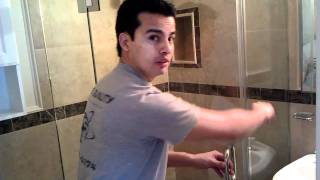 How to a frameless shower door works [upl. by Dollar]