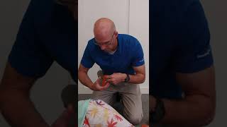 Quick Taping To Fix Hip Pain Taping Over Clothes for Demo [upl. by Nrev]