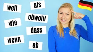 Deutsch lernen Nebensätze einfach erklärt │ A2 B1 B2 [upl. by Inaffyt]