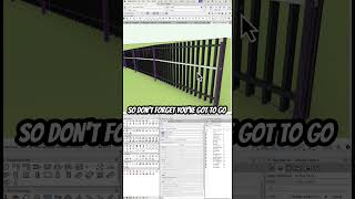 How to Add Rails on Your Vectorworks Fence jonathanpickup vectorworks [upl. by Marciano]