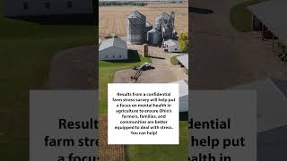 Take the Farm Stress Survey at goosueduFarmStressSurvey shorts farming farmlife [upl. by Euqimod]