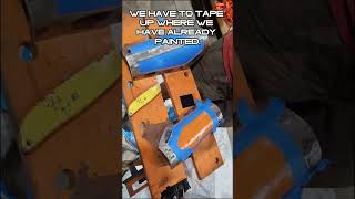 Day 95 of Making Steel Mandalorian Armour  Finishing the Shins mandalorian starwars wip diy [upl. by Blaze]