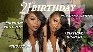 21ST BIRTHDAY VLOG  PREP SHOPPING CLUB DINNER PICS amp MORE [upl. by Ilysa615]