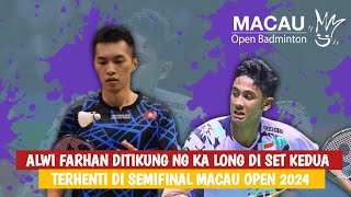 Tertikung Alwi Terhenti di Semifinal Macau Open 2024 Kalah dari Ng Ka Long Angus [upl. by Aceissej]