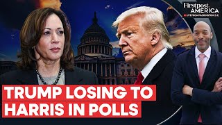 Kamala Harris Leads Donald Trump in Polls After Joe Biden’s Exit  Firstpost America [upl. by Sidnac]