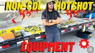 Hotshot Trucking Equipment  Everything You Need To Start  NonCDL Hotshot Trucking [upl. by Cyna758]