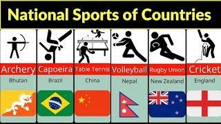 National games From Different Countries  National games of countries [upl. by Akinor925]