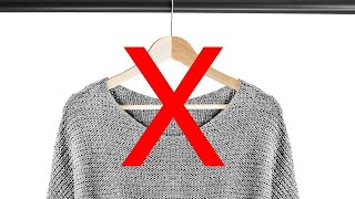 The Best Way to Hang a Sweater So It Doesn’t Get Stretched Out [upl. by Tnilc]