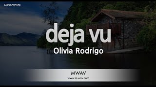 Olivia Rodrigodeja vu Karaoke Version [upl. by Etnasa]