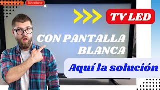 🔥 ¡TV Con Pantalla Blanca 📺 Reparar TCON en TV RCA Electrónica Núñez Tutorial Solucion en minutos📌 [upl. by Cummings919]