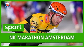 SCHAATSEN NK Marathonschaatsen Amsterdam [upl. by Galatea]