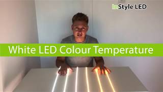 White LED strip colour temperatures explained [upl. by Ahsikyt513]