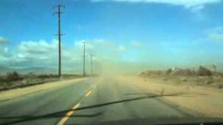 Dodging Tumbleweeds Driving to Lancaster CA [upl. by Levan]