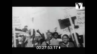 2010 Apartheid Voices In Black And White South Africa apartheid broll moving Soweto stock [upl. by Dwain956]