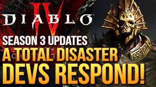 Diablo 4  Season 3 Is A Disaster Blizzards Response and Whats Next [upl. by Oicaroh]