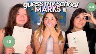 GUESS MY SCHOOL MARKS WITH OUR GERMAN FRIEND📝💛 english video [upl. by Ydisahc553]