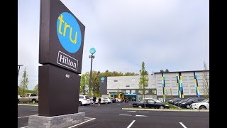 Chicopee owners officially open new 15 million Tru by Hilton Hotel on Memorial Drive [upl. by Mallon635]