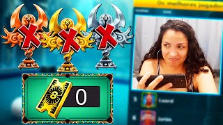 ELA ZEROU MEUS BILHETES NO 8 BALL POOL 🤡 [upl. by Blaire759]