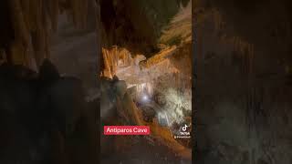 Antiparos Cave holiday adventure cave shortvideo [upl. by Yelrak]