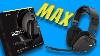 Corsair HS80 MAX Review WORTHY UPGRADE [upl. by Lehcem]