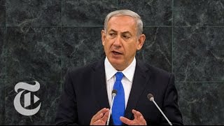 Netanyahu Speech at UN in 3 Minutes  The New York Times [upl. by Olney]