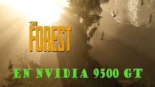 PC gama baja Nvidia 9500 GT 1gb ddr2 THE FOREST [upl. by Baniez]