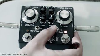 THE DUELLIST  DUAL OVERDRIVE PEDAL Short Demo [upl. by Erda]