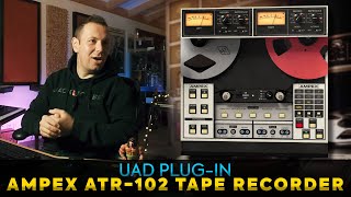 UAD Ampex ATR102 Master Tape Recorder  Plugin Showcase [upl. by Sarnoff465]