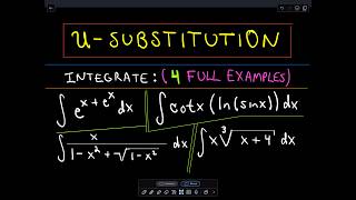 ❖ USubstitution  More Complicated Examples ❖ [upl. by Wat527]