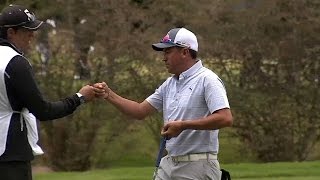 Highlights  Jaime Clavijo climbs into the 36hole lead at the Volvo Colombian Classic [upl. by Aizitel197]