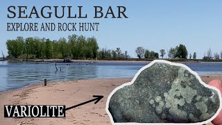 Find Beach Glass Variolite and Other Rocks While EXPLORING Seagull Bar rocks beach seaglass [upl. by Saunders612]