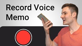 How to Record Voice on iPhone [upl. by Finlay431]