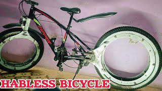 Making Hubless fat bike  Home made  back wheel complete  part 12  the yk 2626 [upl. by Pufahl]