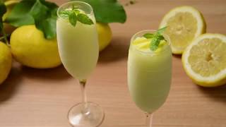 Refreshing limocello lemon sorbet  Fancy ices [upl. by Anilorac]