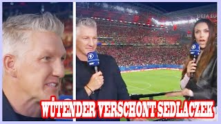 Wütender Schweinsteiger verschont Sedlaczek bei EMAnalyse [upl. by Meluhs]