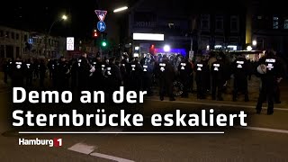 Polizei muss Demo gegen Sternbrücke räumen [upl. by Mina]