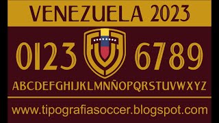 Tipografía Venezuela 2023 FREE DOWNLOAD [upl. by Kentigera992]