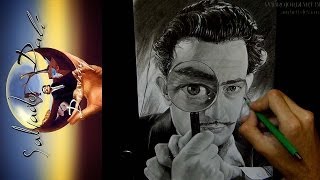 Salvador Dalí Drawing Portrait [upl. by Langer427]