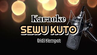 Karaoke  SEWU KUTO  Music Cover Akustik By Rully  Lirik amp Terjemahan [upl. by Etnuhs]