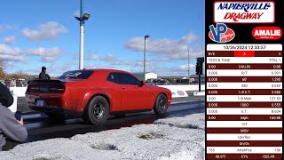 second fastest quarter mile hellcat in canada [upl. by Guod337]