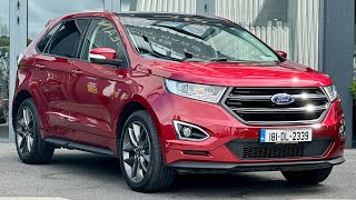 Ford Edge ST Line Diesel Top Spec Panoramic Sunroof 2018 Red [upl. by Nevar]