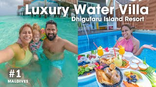 Maldives Luxury Resort Tour  Pool Water Villa  Dhigufaru Island Resort [upl. by Amr]