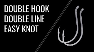 Easy and Simple Double Line Two Hook  Mooching Rigs [upl. by Danielson]