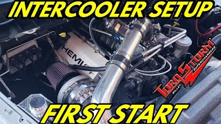 TorqStorm Supercharger Intercooler Setup And First Start Part 5 [upl. by Eicram779]