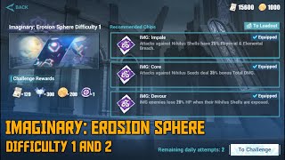 Honkai Impact 3rd  Imaginary Erosion Sphere Difficulty 1 and 2 Trial Valkyries [upl. by Aicilef]