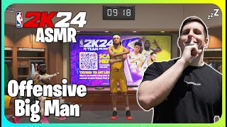 ASMR Gaming This Offensive Big Man Build Can Do EVERYTHING In 2K24 Controller Sounds [upl. by Shimkus]