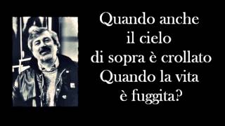 Francesco Guccini  Canzone per unamica  In morte di SF  Testo [upl. by Otsedom]