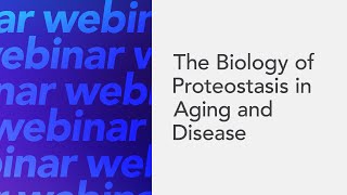 The Biology of Proteostasis in Aging and Disease [upl. by Sredna]