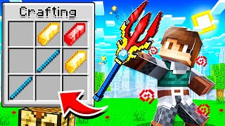 CRAFTING the ULTIMATE TRIDENT in MINECRAFT [upl. by Mercedes]